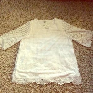 Lace Keyhole Tunic